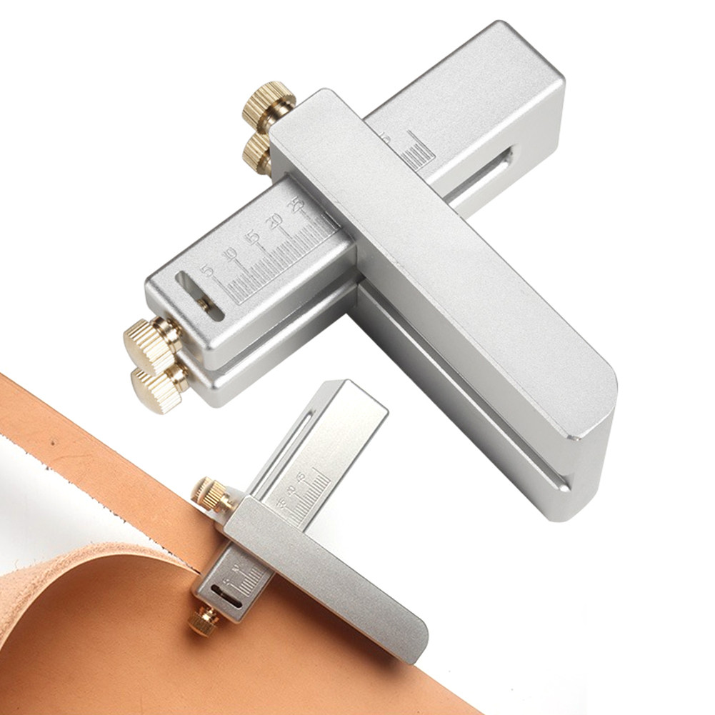 

Leather Strap Cutter Aluminum Alloy Strip Belt Precise Cutting Tool Leather Cutting Tool for Leathercraft Incision Cutter
