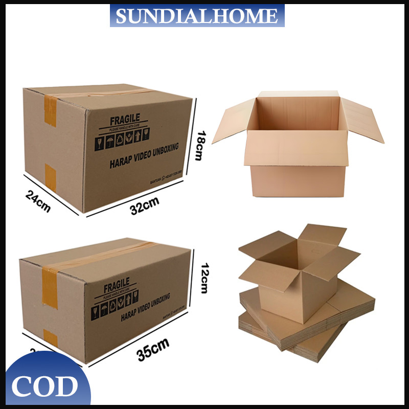 

Karton Packing Polos Baru Dan Tebal/Kardus Box Karton 32cmx24cmx18cm/35cmx20cmx12cm Kotak Packing