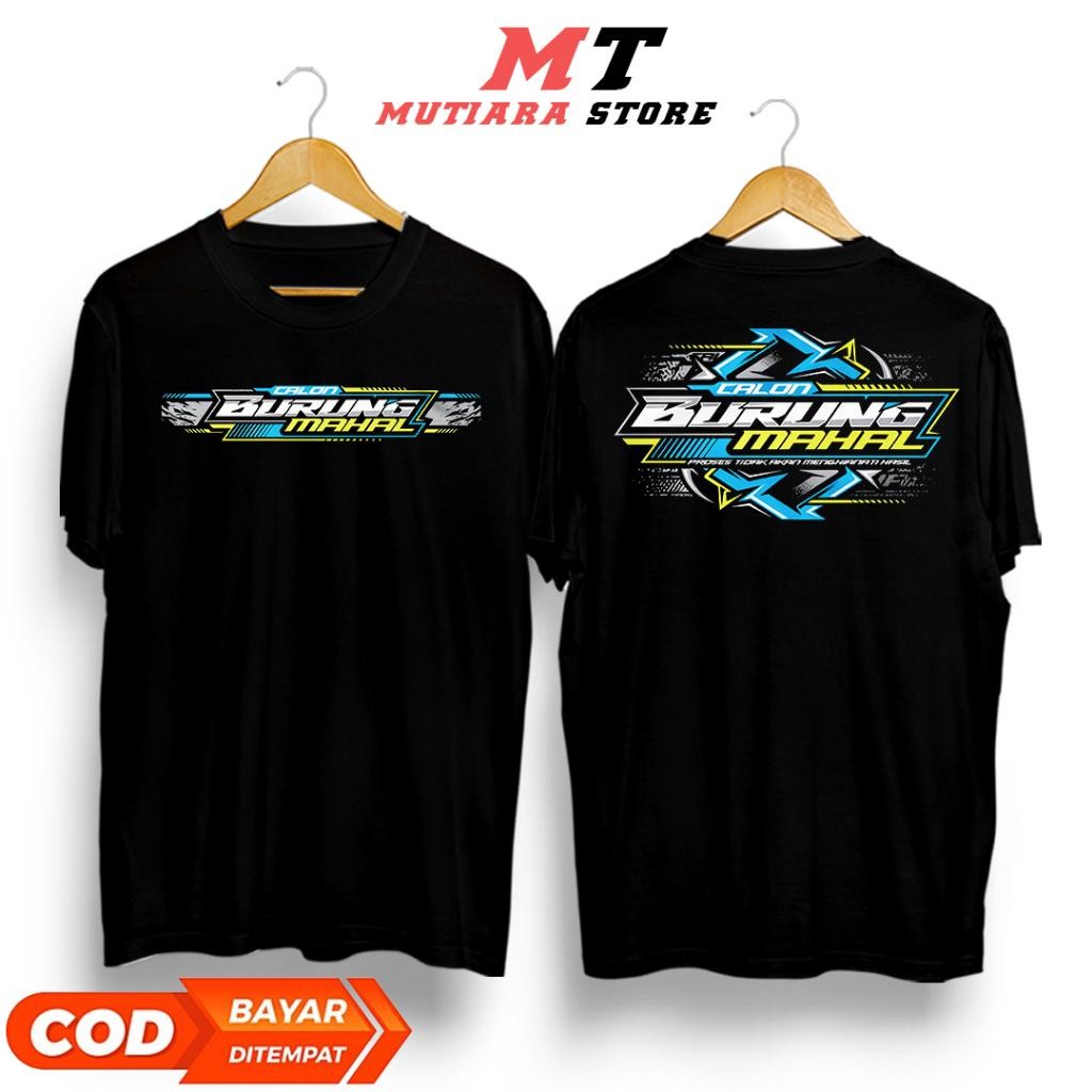 Kaos Fashion BURUNG MAHAL Cotton Combad 30s Premium sablon Dtf Baju Cewek Cowok Bisa COD 03