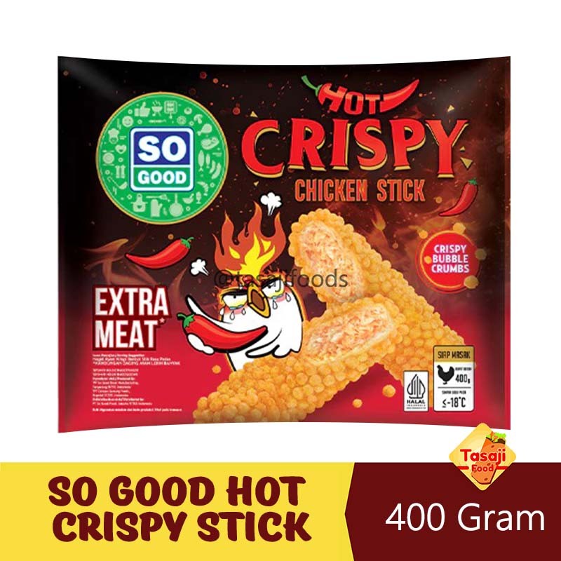 

So Good Hot Crispy Chicken Stick 400 Gram Tazaj