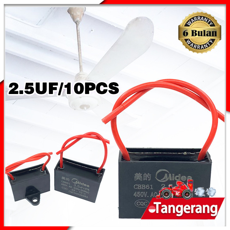 Kapasitor Kipas Angin Capacitor 2.5 Uf CBB61