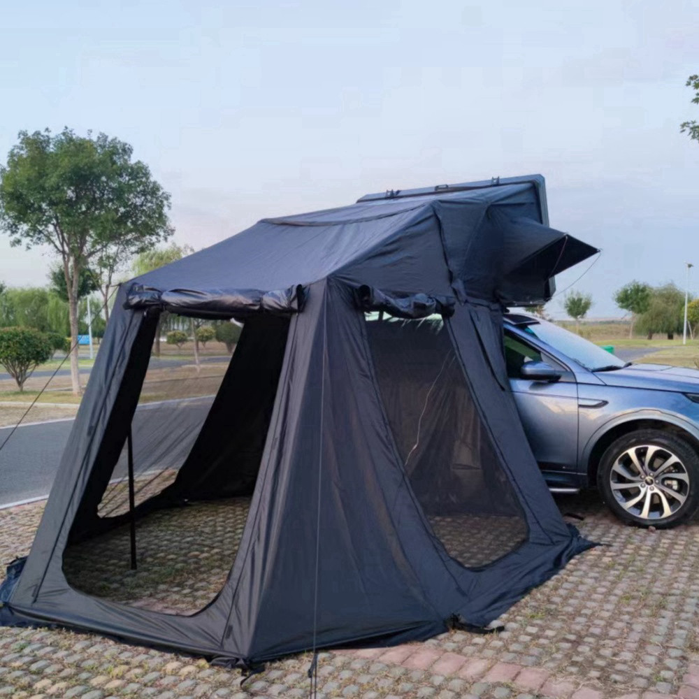 Manufacturer Tente De Toit Camping Canvas Roof Top Tent with Annex 4x4 Roof Top Car Roof Tent for Ca