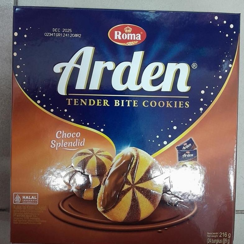 

ARDEN Tender Bite Cookies CHOCO SPLENDID Biskuit Coklat Festive Box ( isi 24 )
