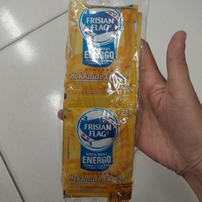 

Frisian Flag Energo Susu Kental Manis Hokkaido Cheese ( isi 6 sachet)