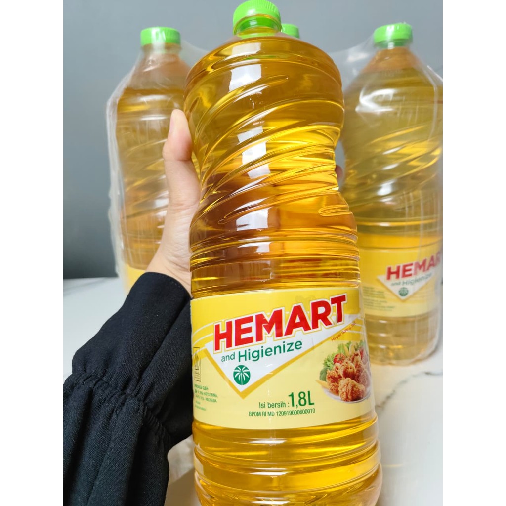 

Minyak Goreng Hemart Kemasan Botol 1,8 Liter