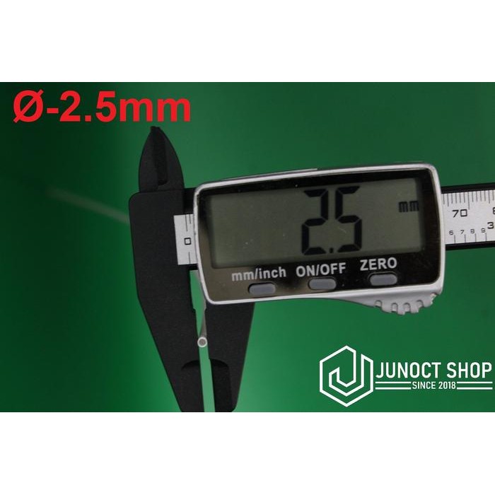 

ABS Round Tube - Hollow Plastik Maket Pipa Bulat Rongga Stick PVC - Ø 2.5mm