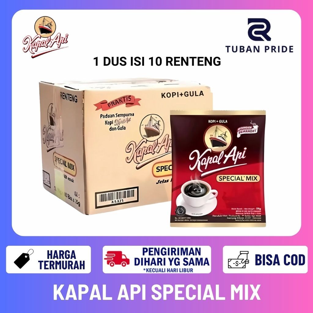 

Tubanpride DUS Kopi Kapal Api ABC Top Gula SP Renceng SP Special Pure 23 Gram Mini Eceran Isi 10 Renceng 20 Renceng