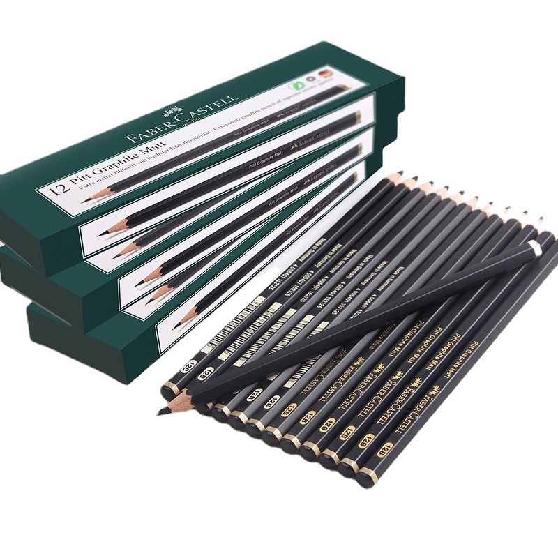 

Faber-Castell Professional Wooden Lead Pencils Matte 1/8Pcs/Set Sketch Pencil Painting Charcoal Graphite Pencil Artists Supplies