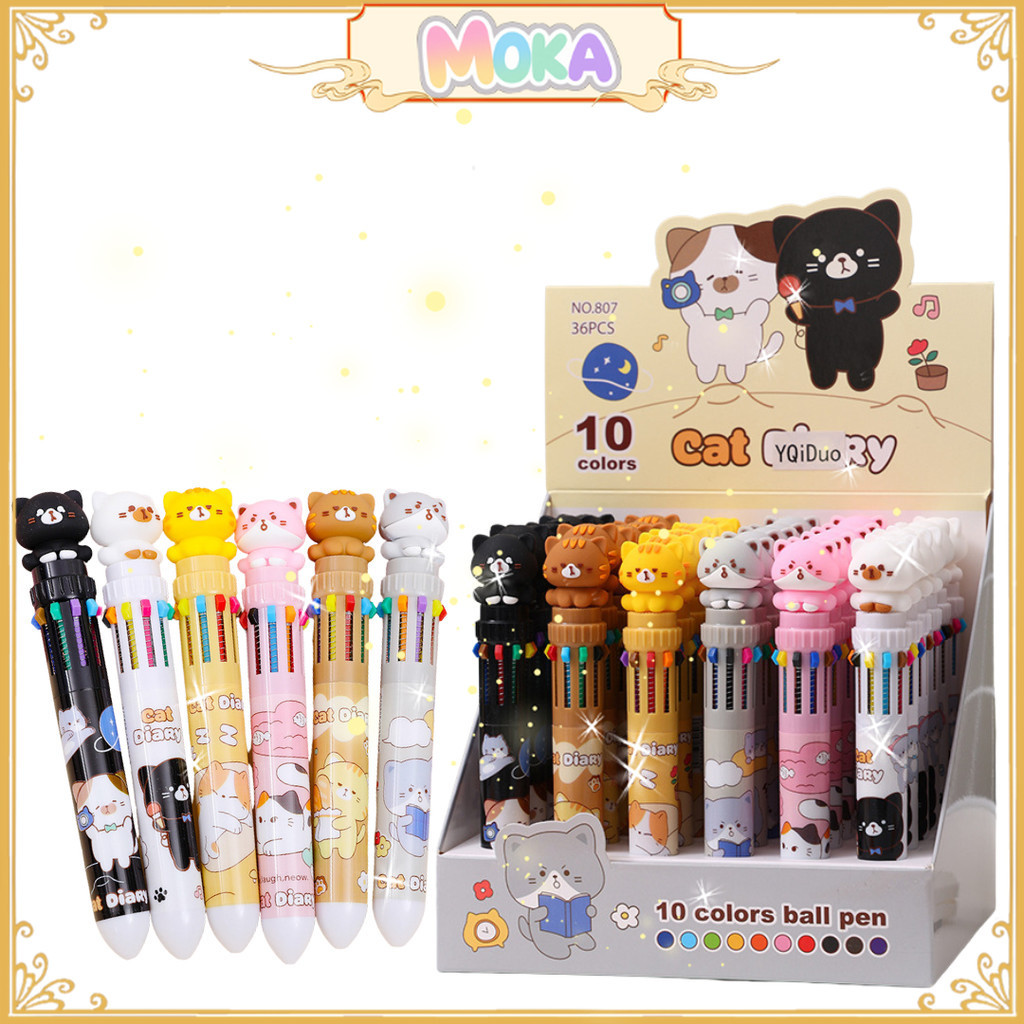 

MOKA Pulpen Karakter Lucu 3D Doll 10 Warna Tulisan Mk46
