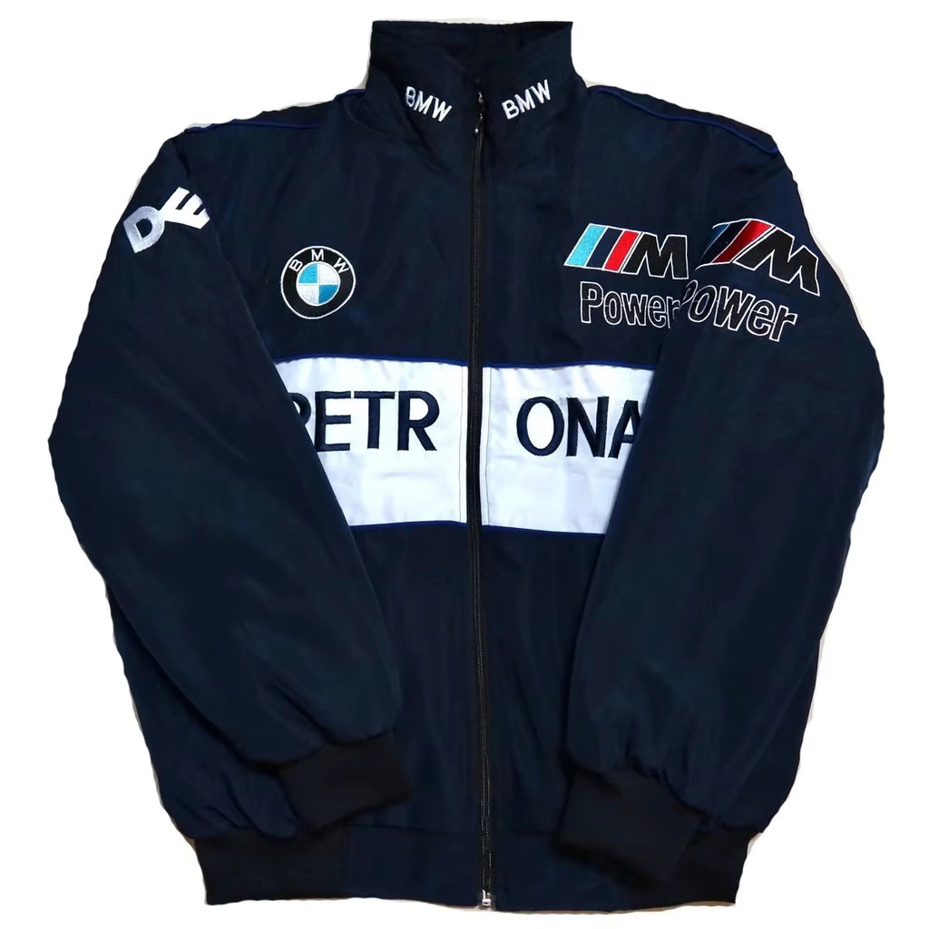 2025 new BMW F1 racing suit fully embroidered racing motorcycle suit team uniform casual jacket