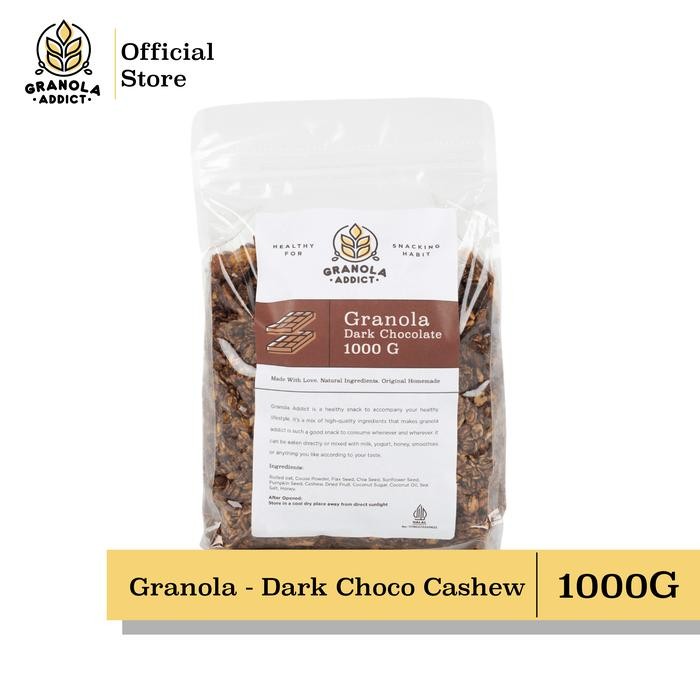 

Granola Addict - Dark Choco Cashew 1000G (1KG)