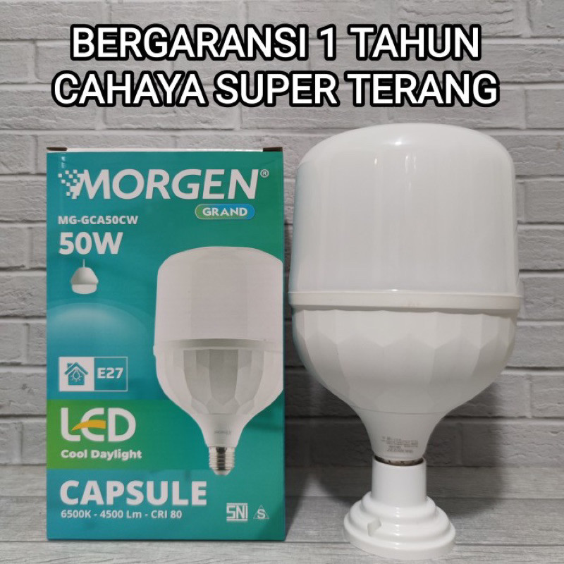 MORGEN GRAND LAMPU LED CAPSULE 50W 50 WATT T BULB