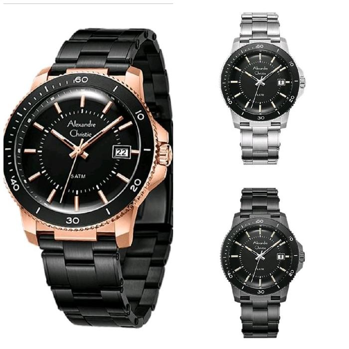 Jam Tangan Pria Alexandre Christie 6141 AC 6141 AC6141 Original