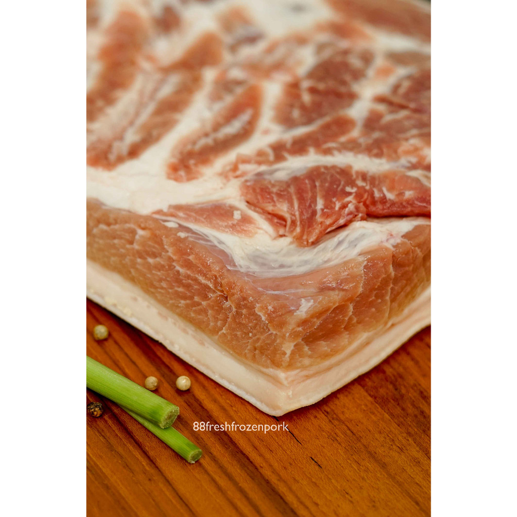 

Daging babi samcan kulit kembang PREMIUM (BABI ORGANIK) ( Lokal - Bali )