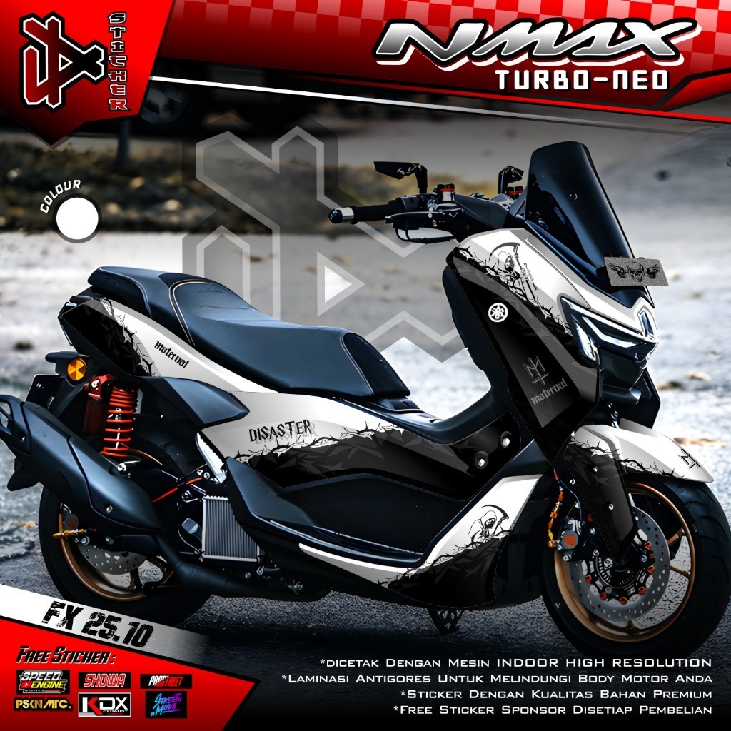(COD) TERBARU Decal Stiker Motor Yamaha Nmax TURBO NEO S New 2024 2025 Full Body - Decal Modifikasi 