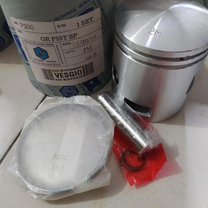 seher piston set vesgio 2M =66, 9 vespa spartan excel 200