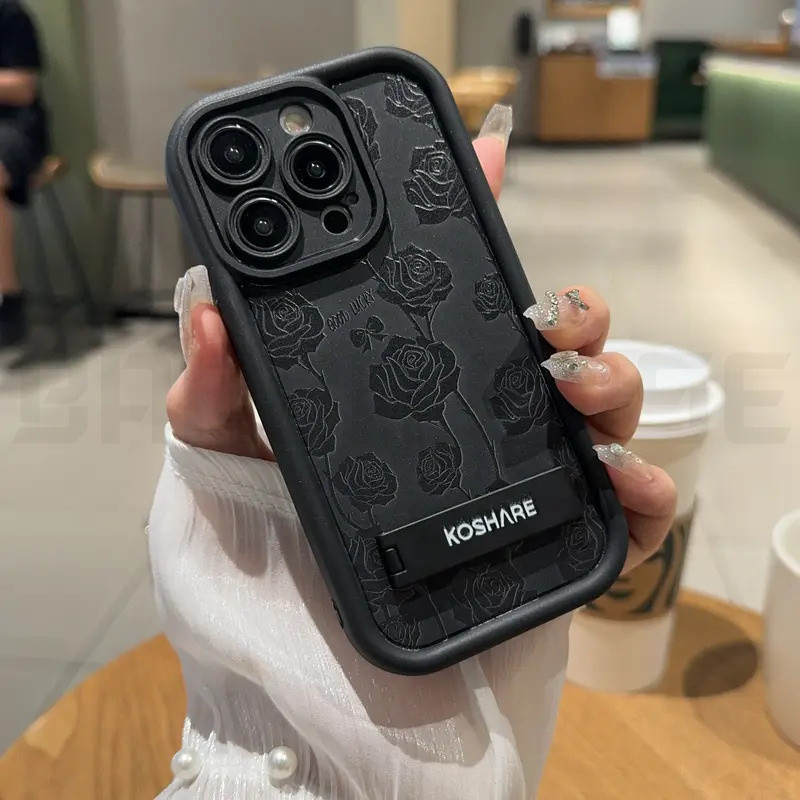 Banca | Eksklusif Softcase + Popsocket Silicone Aesthetic Casing Hp Terbaru Case IPhone 11 12 13 14 