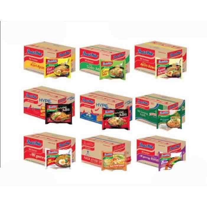 

JRstore - Indomie Mie Instan Rebus/Goreng per karton 1 Dus isi 40pcs