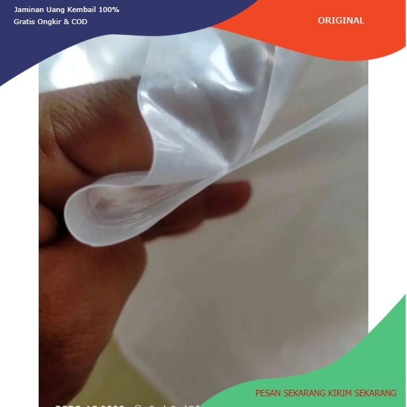 PLASTIK UV PLASTIK TANDON AIR 100 MICRON HARGA PER 3X1 M