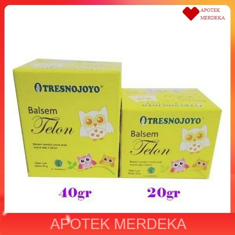 Tresno Joyo BALSEM TELON / Balsem Telon Anak Tresno Joyo 20 gram / 40 gram Original -Balsem bayi Tre