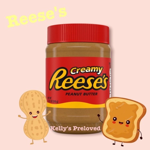 

REESE'S PEANUT BUTTER JAR 510 GRAM | REESES SELAI KACANG | REESE USA