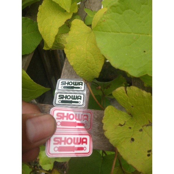 sticker stiker showa sticker shock depan belakang astrea