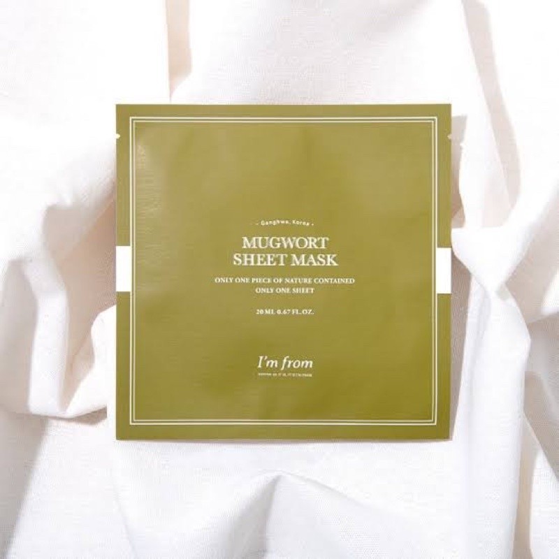 i'm from mugwort sheet mask | im from mugwort sheet mask