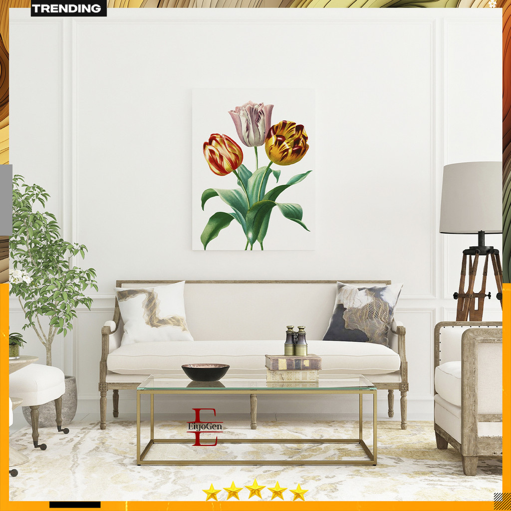 Hiasan/Poster Dinding Ruang Tamu & Kamar Gantungan Pintu Bunga/Tanaman ART