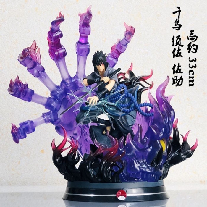 (Baca Deskripsi) Figure Naruto - Uchiha Sasuke Susanoo Chidori Battle Ver.