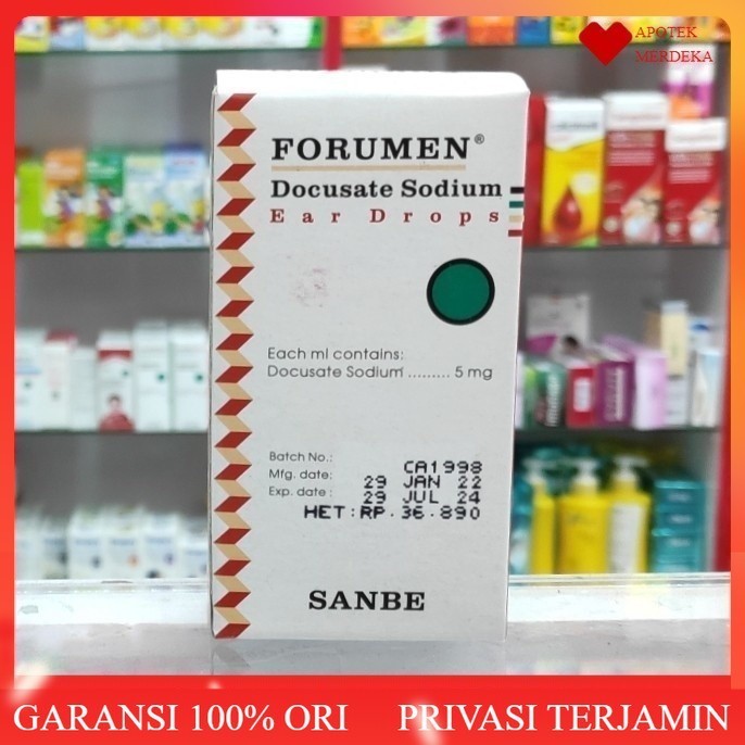 forumen ear drops / forumen tetes telinga