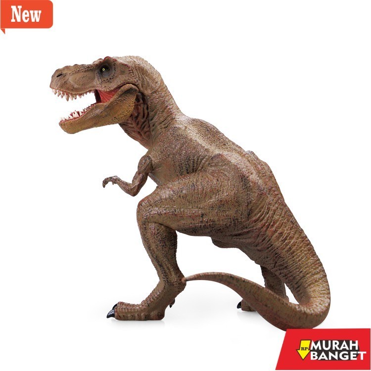Mainan figure spiderman yg lagi viral- KKV - NEW CANNA Tyrannosaurus Jongkok (Merah) X3062 / Dino Fi