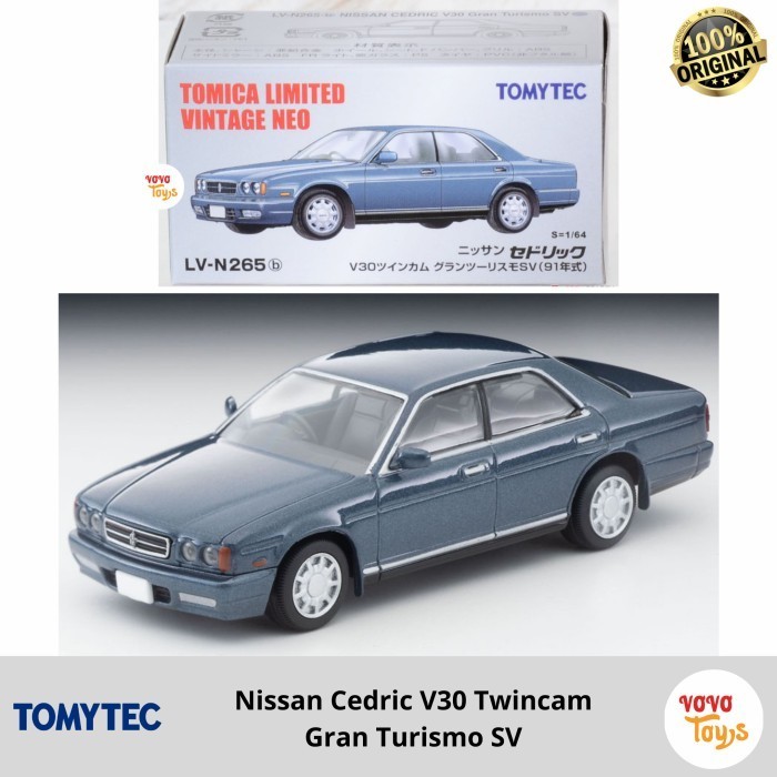 AR2158 Tomica Limited Vintage Neo TLV-N265b Nissan Cedric V30 Twincam SV Tomy