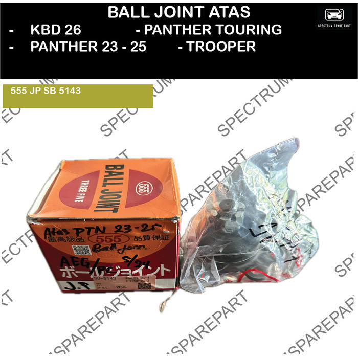 BALL JOINT ATAS KBD 26 - PANTHER 23 - 25 - TOURING  - TROOPER