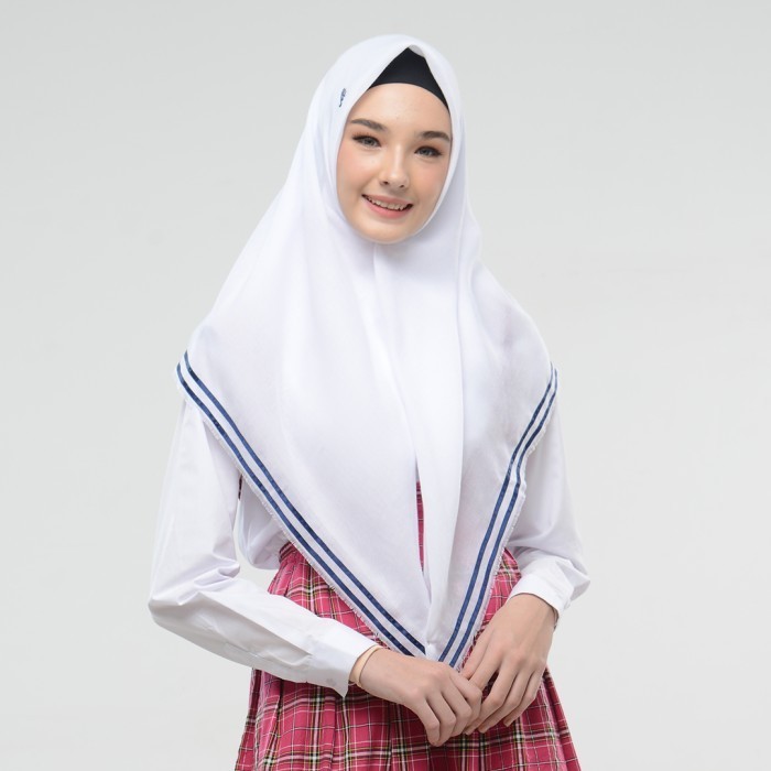 Rabbani Kerudung Sekolah Hijab Instan Silvia - Putih
