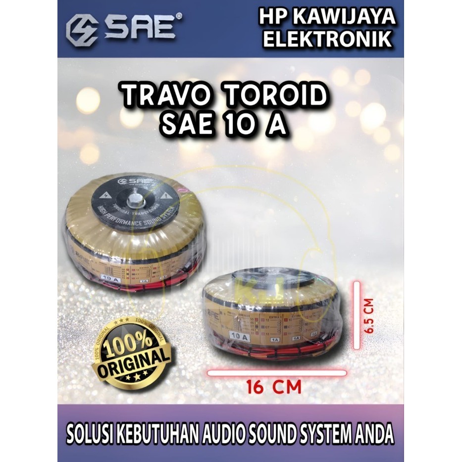 MT99 TRAVO TOROID SAE 10A CT 45 55V trafo donat sae 10 Amper CT 45 55 volt