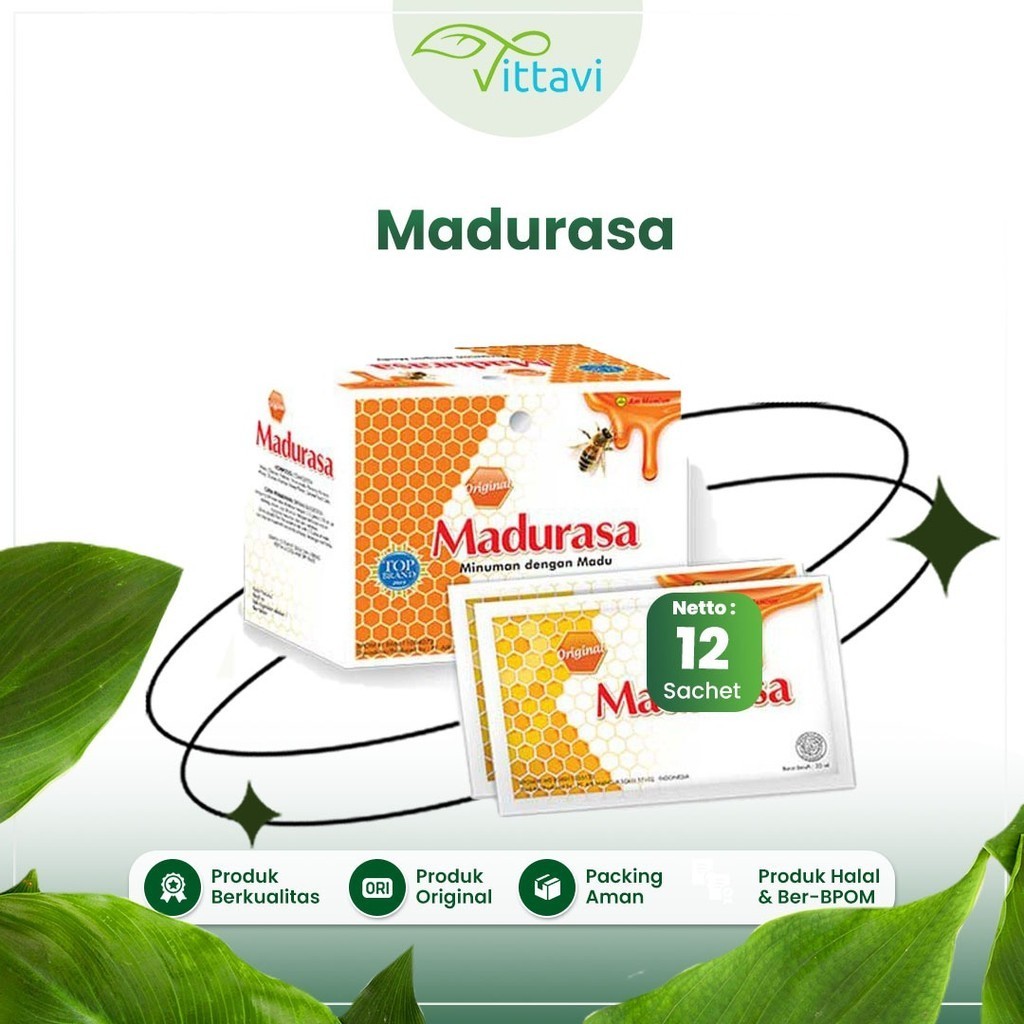 

Madurasa Sachet- Madu Murni Alami untuk Menjaga Kesehatan & Daya Tahan Tubuh