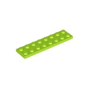 Lego Part 3034 Plate 2 x 8 Lime