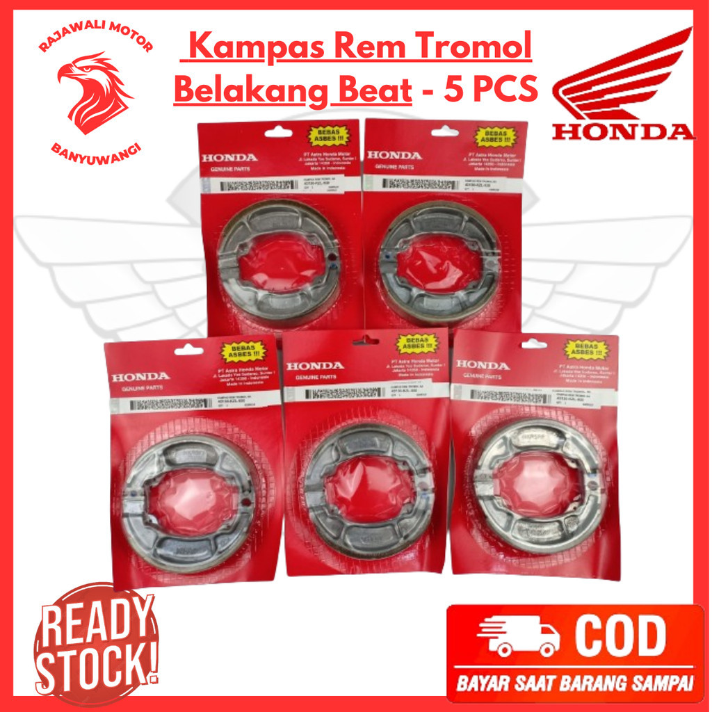 kampas rem belakang honda beat ori - Kampas Rem Tromol Belakang Beat -Tromol Vario - rem Spacy KZL I