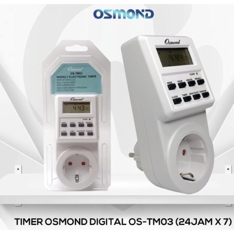 Timer Display Stop Kontak 24 Jam Osmond