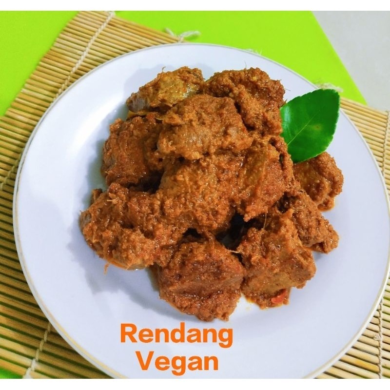 

Rendang Daging vegan / vegetarian / Frozen food / Halal / makanan siap saji