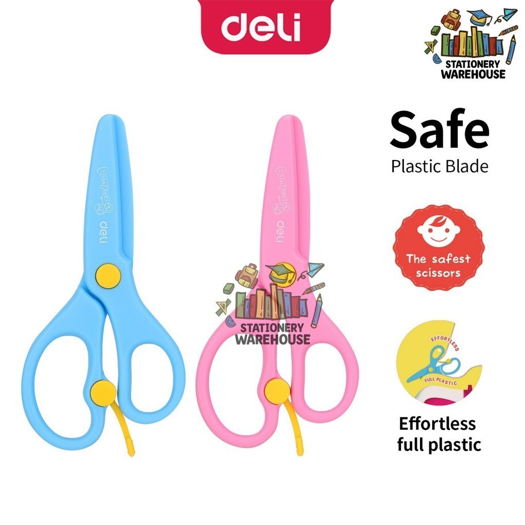 

Deli D60402 Gunting Anak Plastik Deli ED60402 tip tumpul untuk penggunaan yang aman