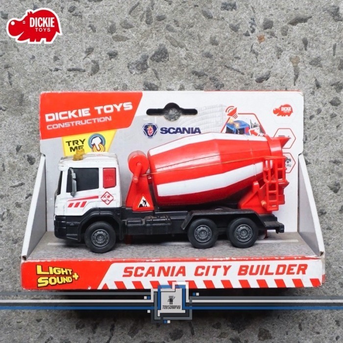 Dickie Toys Scania City Builder Construction Cement Mixer