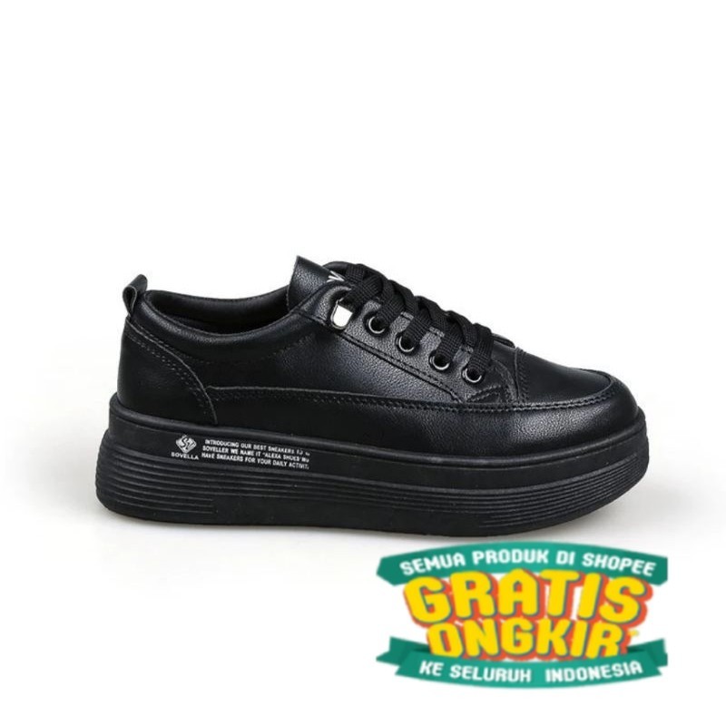 Sepatu Sneakers wanita Korea Terbaru Model Plos Sepatu Sekolah Perempuan LVN/ Anak remaja dewasa sd 