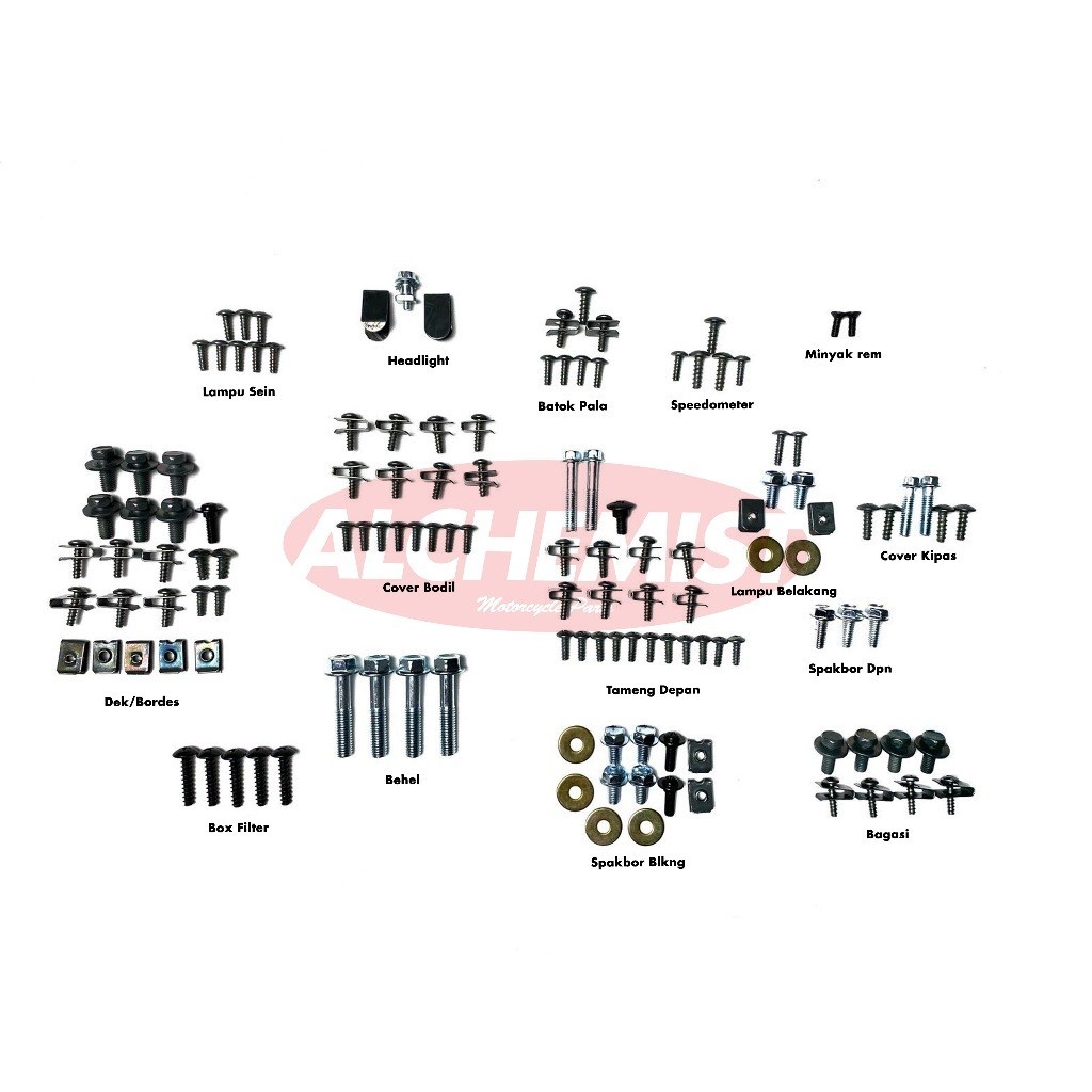 COD Baut Beat Fi Full Set / Baud Honda Beat Fi Full Body / Baud Baut Honda Beat Fi FullSet FullBody 