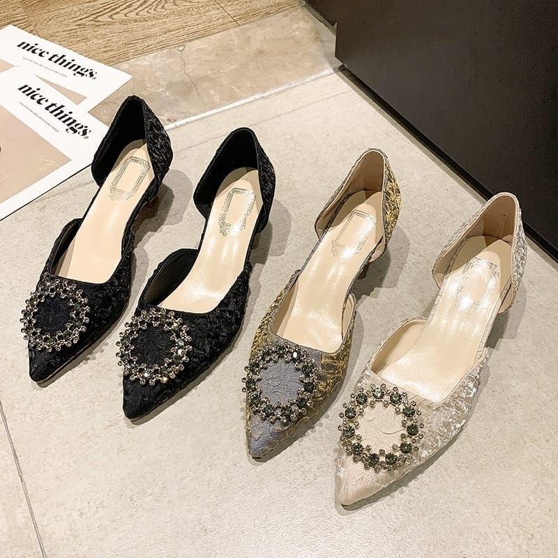 fr54pj MYSHOES Aurora Heels - Sepatu Heels Wanita - Sandal Heels Cewek - Platform Heels