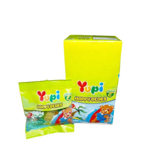 

Permen Gummy Yupi Happy Bears 14g Isi 12pcs Cemilan Murah dan Enak