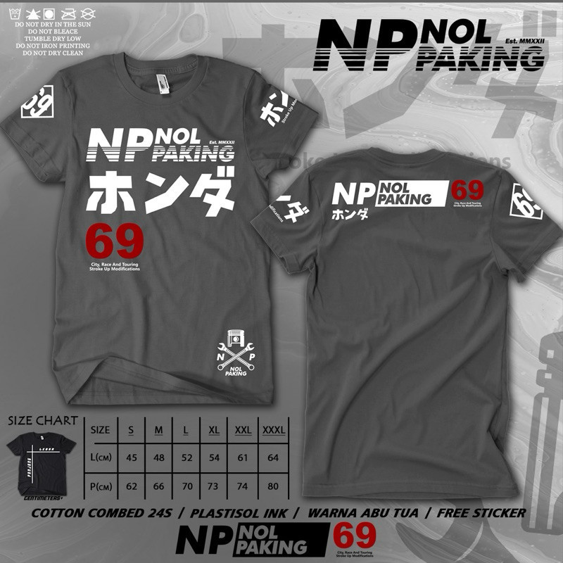 T-SHIRT KAOS NOL PAKING V4 JAPANESE STYLE ORIGINAL NOLPAKING KAOS KEREN BAJU KEREN HOODIE KEREN KAOS