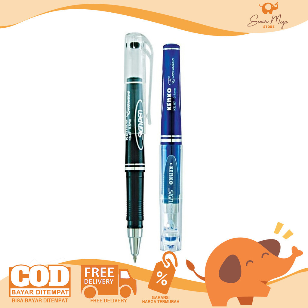 

KENKO Sign Pen Gel Pen KS-97 Pena 0.5mm Pulpen Tanda Tangan