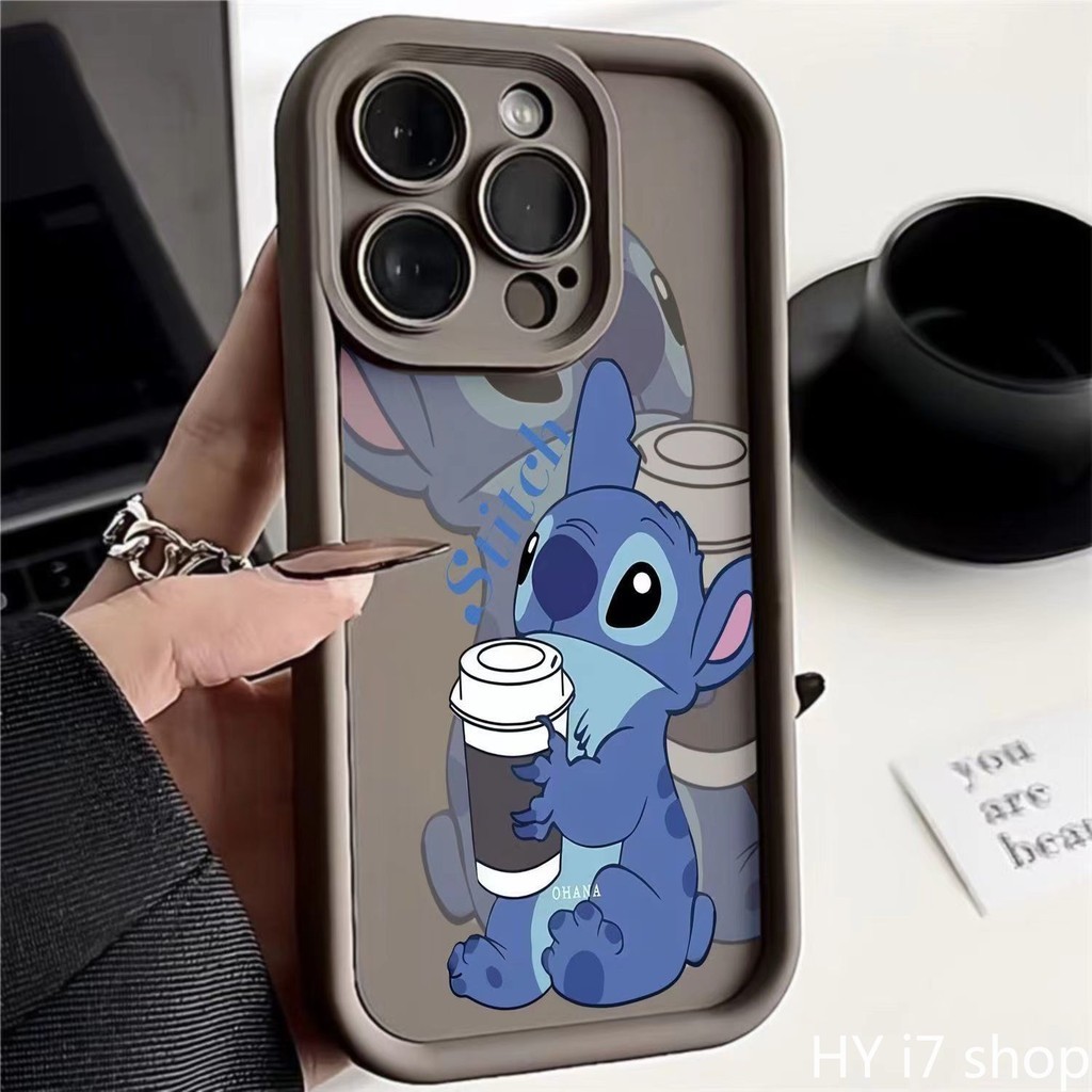 Drink Coffee Stitch Casing suitable for Infinix Hot 9 10 11 10 Lite 30i 20S 12 play phone case Smart