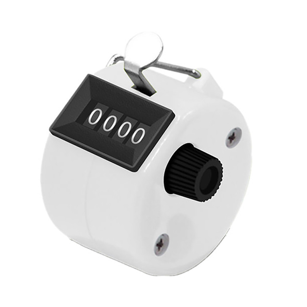 

4 Digit Number Counters Plastic Shell Handheld Finger Display Manual Counting Assorted 8 Color Tally Counter Number Count